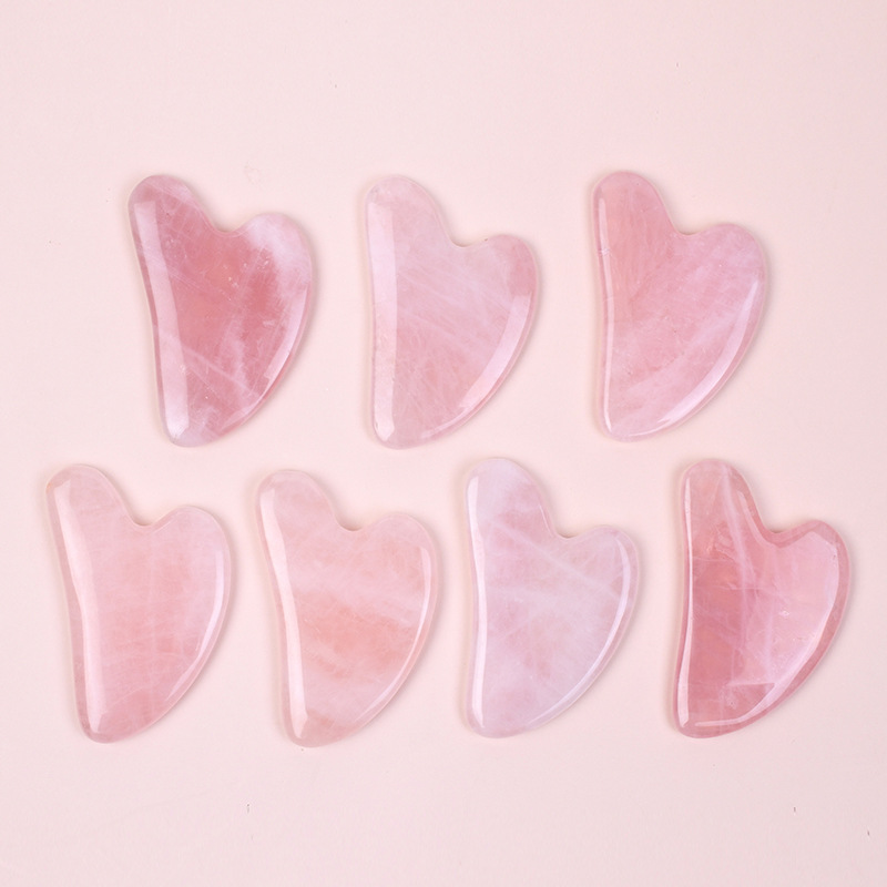 Gua Sha Tool Rose Quartz - Хит продаж: Массажер Гуаша из розового