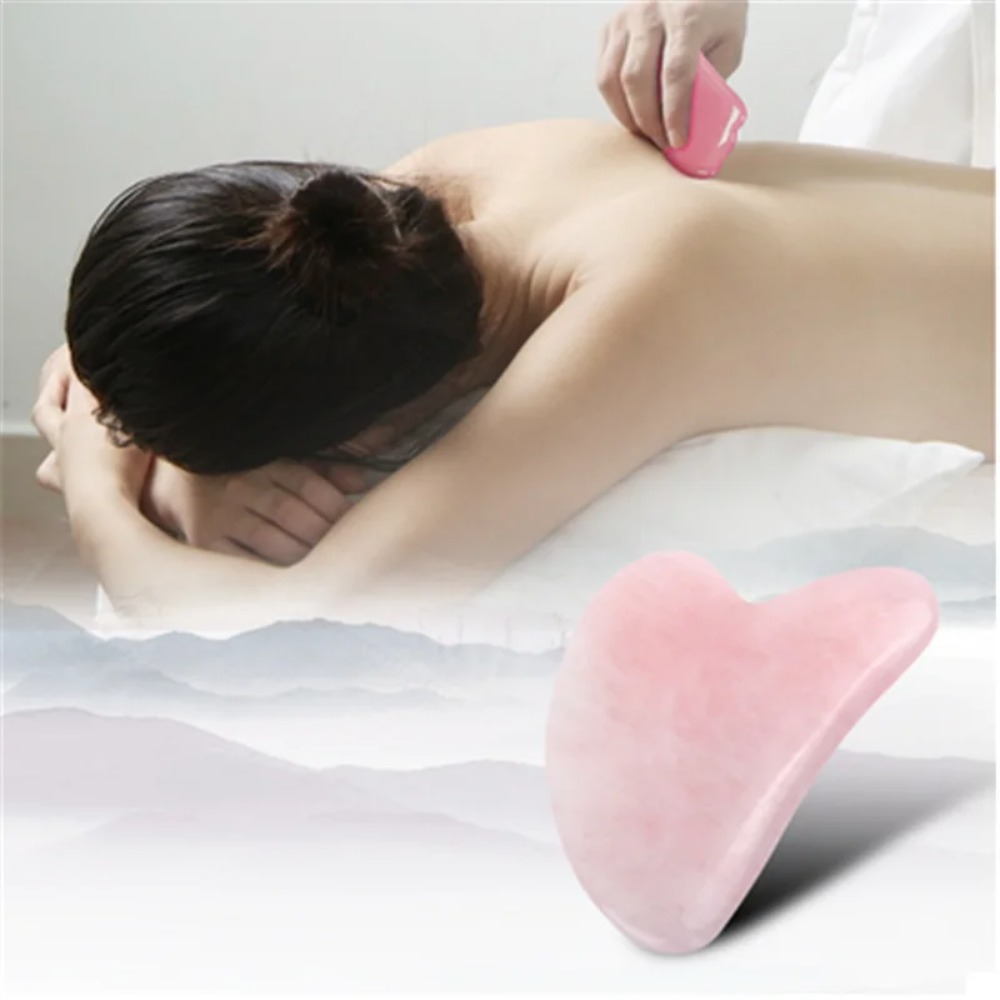 Массажная доска Гуаша для лица – обзор и цена Gua Sha Tool Rose Quartz