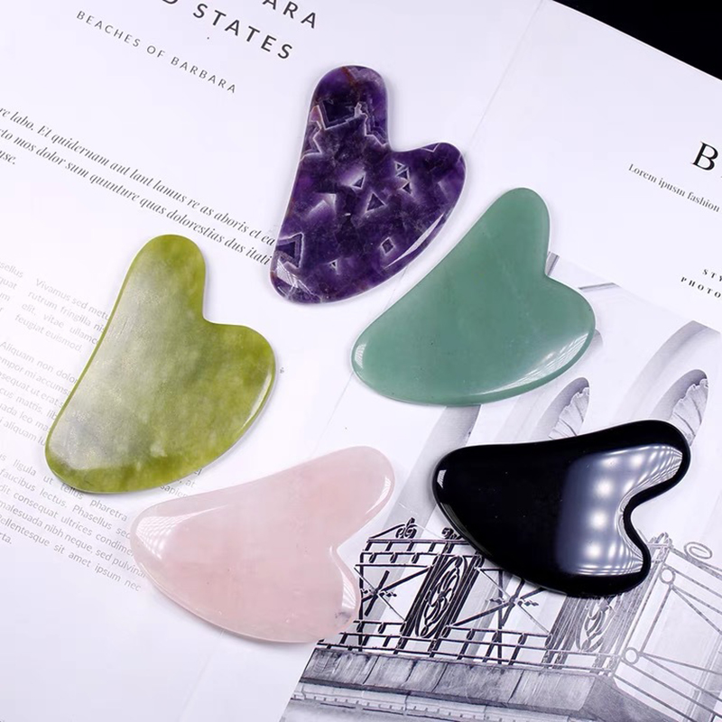 1 шт. новая массажная доска St – обзор и цена Gua Sha Tool Rose Quartz