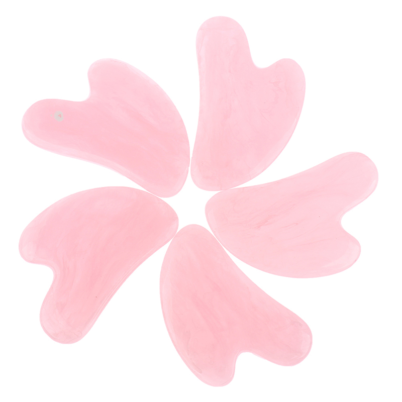 Набор из 5 розовых скребков дл – обзор и цена Gua Sha Tool Rose Quartz