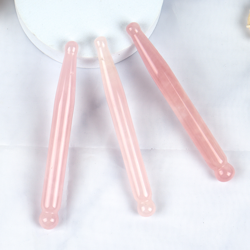 Ручка для массажа глаз, натура – обзор и цена Gua Sha Tool Rose Quartz