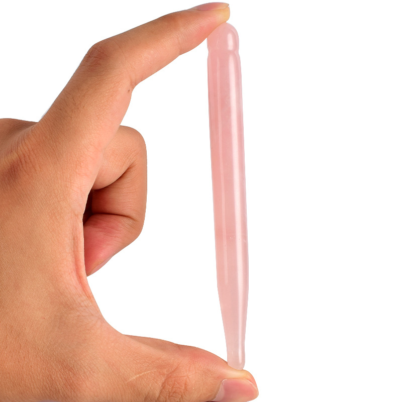 Ручка для массажа глаз, натура – обзор и цена Gua Sha Tool Rose Quartz