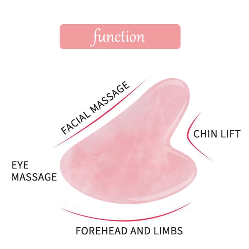 Набор из 10 предметов из натур – обзор и цена Gua Sha Tool Rose Quartz
