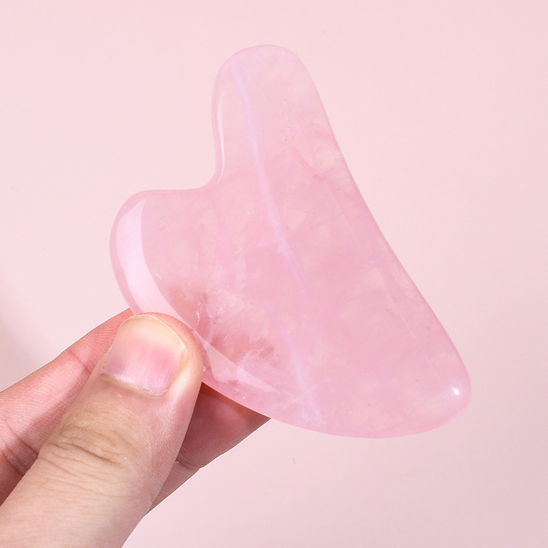 Хит продаж: Массажер Гуаша из  – обзор и цена Gua Sha Tool Rose Quartz