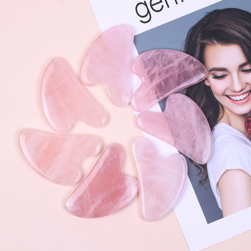 Хит продаж: Массажер Гуаша из  – обзор и цена Gua Sha Tool Rose Quartz