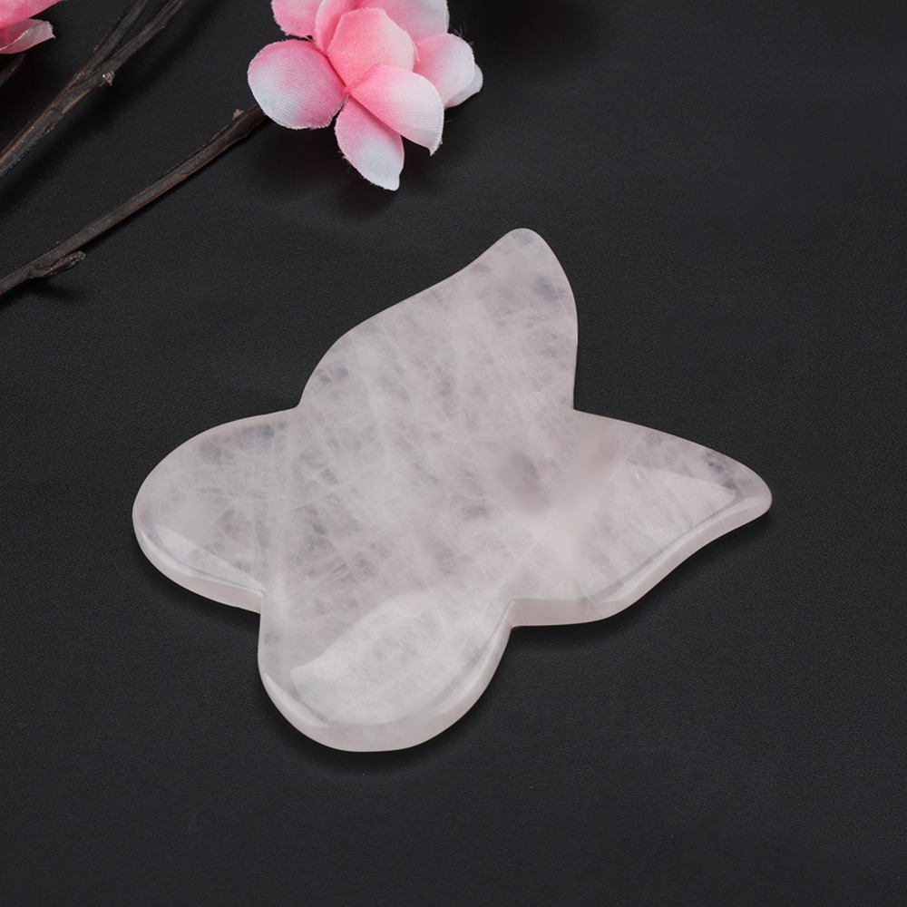 Набор для лица: массажный каме – обзор и цена Gua Sha Tool Rose Quartz