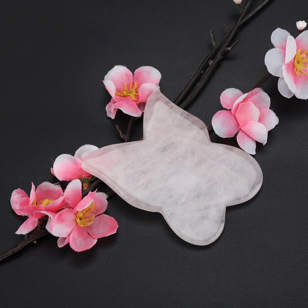 Набор для лица: массажный каме – обзор и цена Gua Sha Tool Rose Quartz