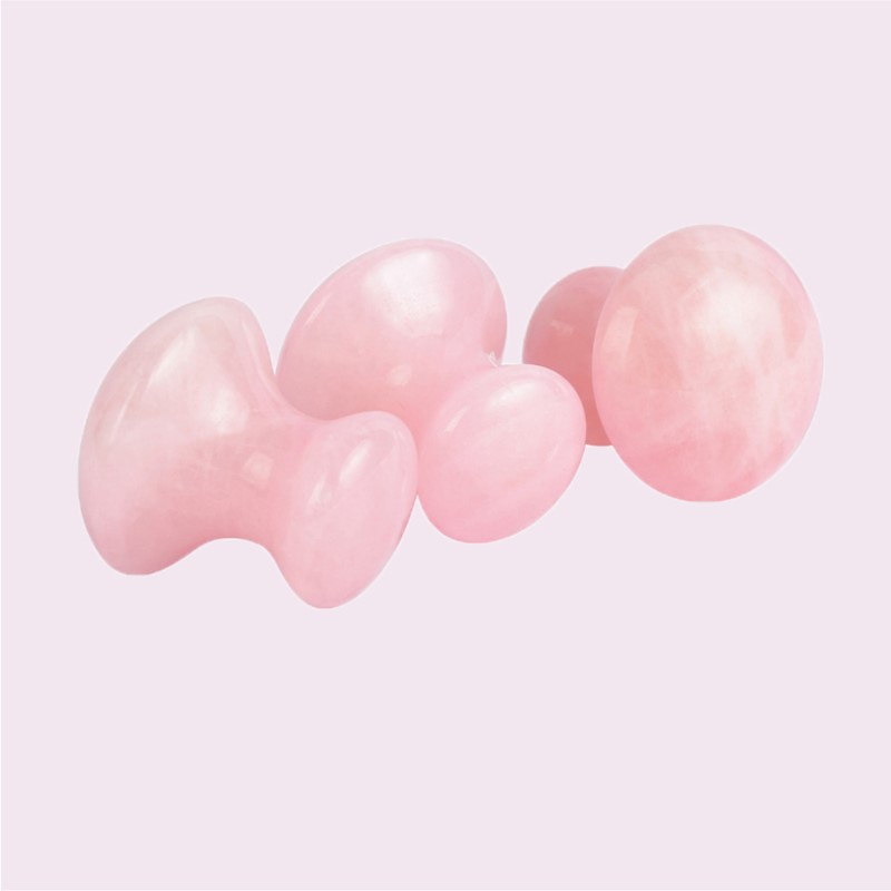 1 шт., грибная форма, гуаша, м – обзор и цена Gua Sha Tool Rose Quartz