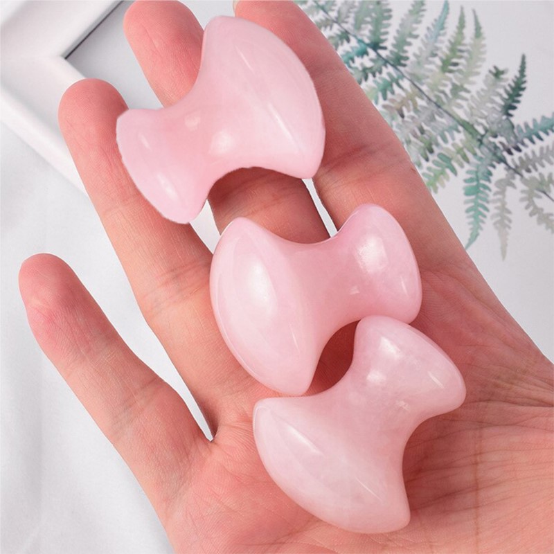1 шт., грибная форма, гуаша, м – обзор и цена Gua Sha Tool Rose Quartz