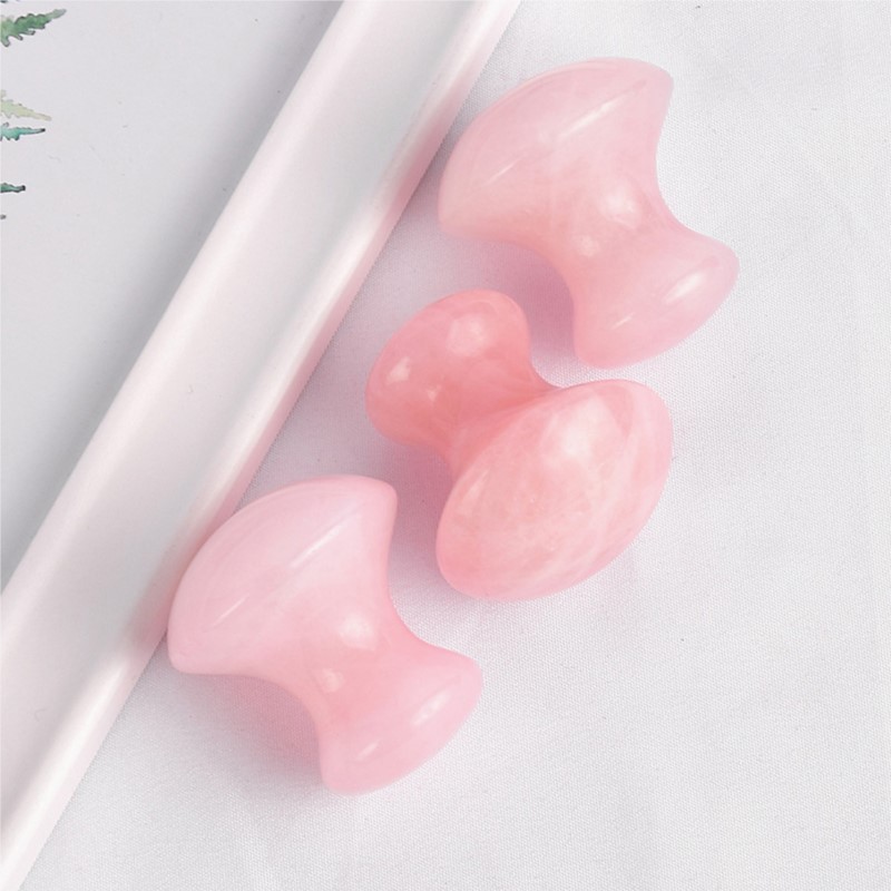 1 шт., грибная форма, гуаша, м – обзор и цена Gua Sha Tool Rose Quartz